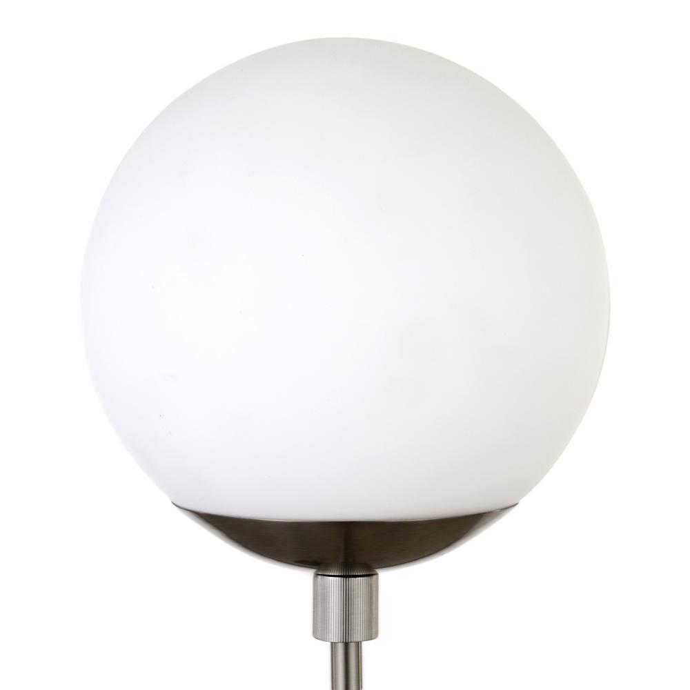 frosted globe table lamp