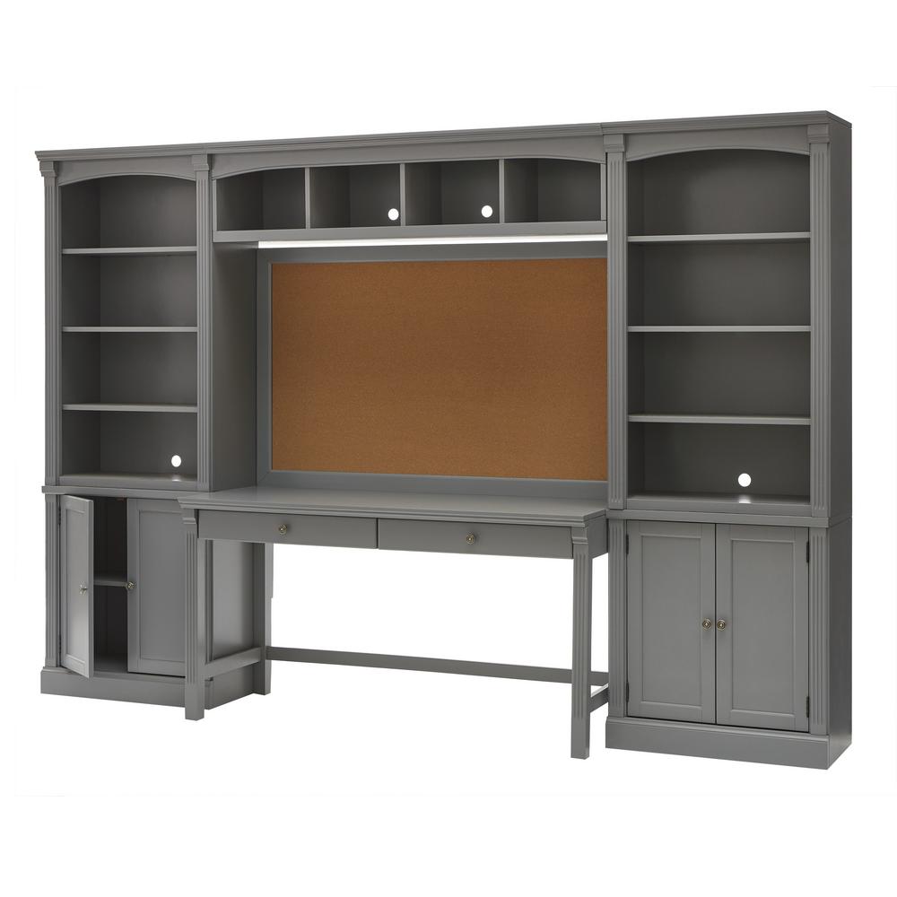 Unbranded Edinburgh Grey Storage Cabinet 6335 881 The Home Depot