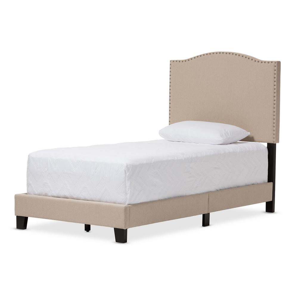 Bed Frame Upholstered Headboard Kids Beds Headboards Benjamin Beige Twin Upholstered Bed