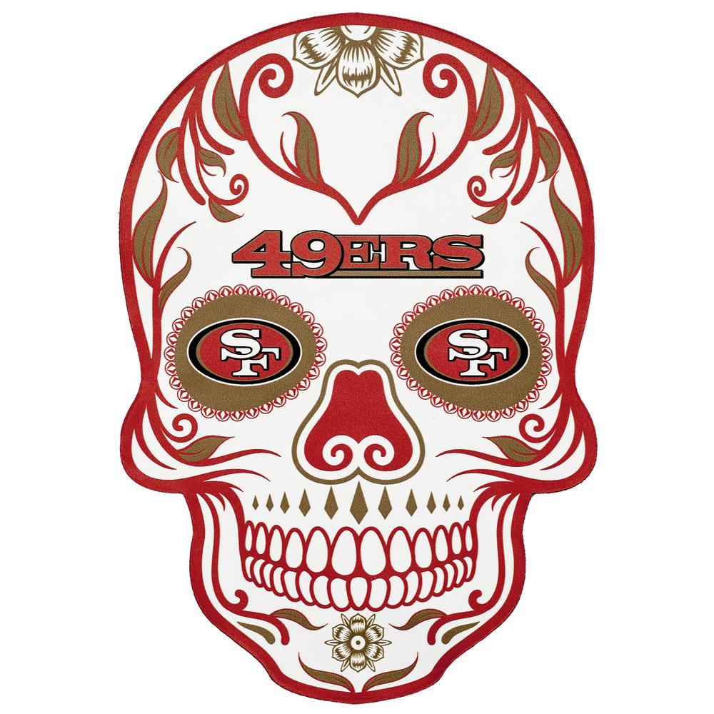 Download Applied Icon NFL San Francisco 49ers Outdoor Skull Graphic ...