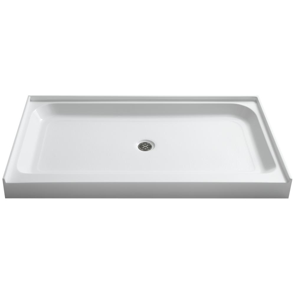 Shower Bases Pans Showers The Home Depot Single Threshold Shower Base In