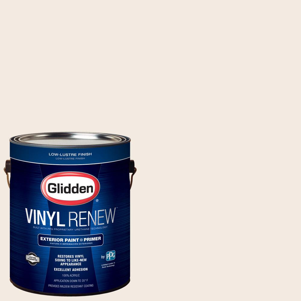 Glidden Vinyl Renew 1 gal. #HDGWN03 Antique White Low-Lustre Exterior ...