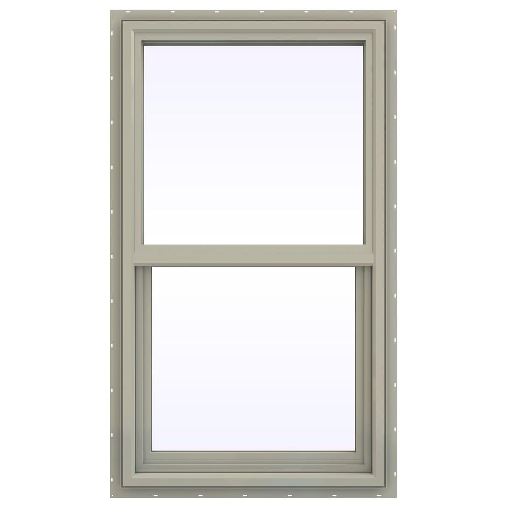 JELD-WEN 23.5 In. X 35.5 In. V-4500 Series Single Hung Vinyl Window ...