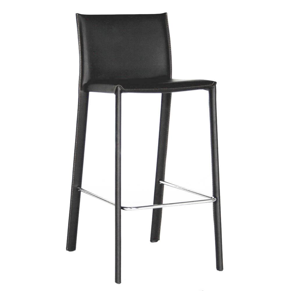 Baxton Studio Crawford Black Faux Leather Upholstered 2 Piece Bar Baxton Studio Crawford Black Faux Leather Upholstered 2 Piece Bar Stool Set 2pc 2325 Hd The Home Depot
