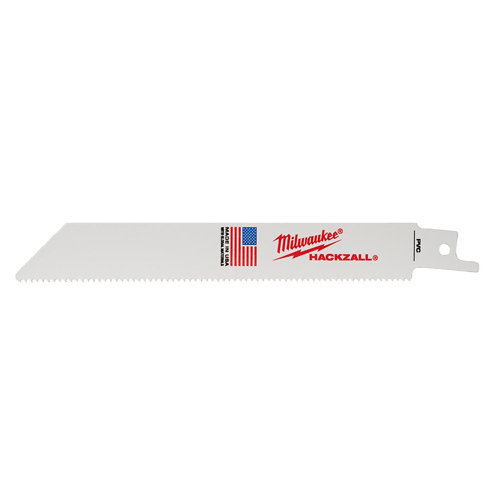 Milwaukee 6 in. 6 Teeth Per in. PVC Cutting HACKZALL Reciprocating Saw