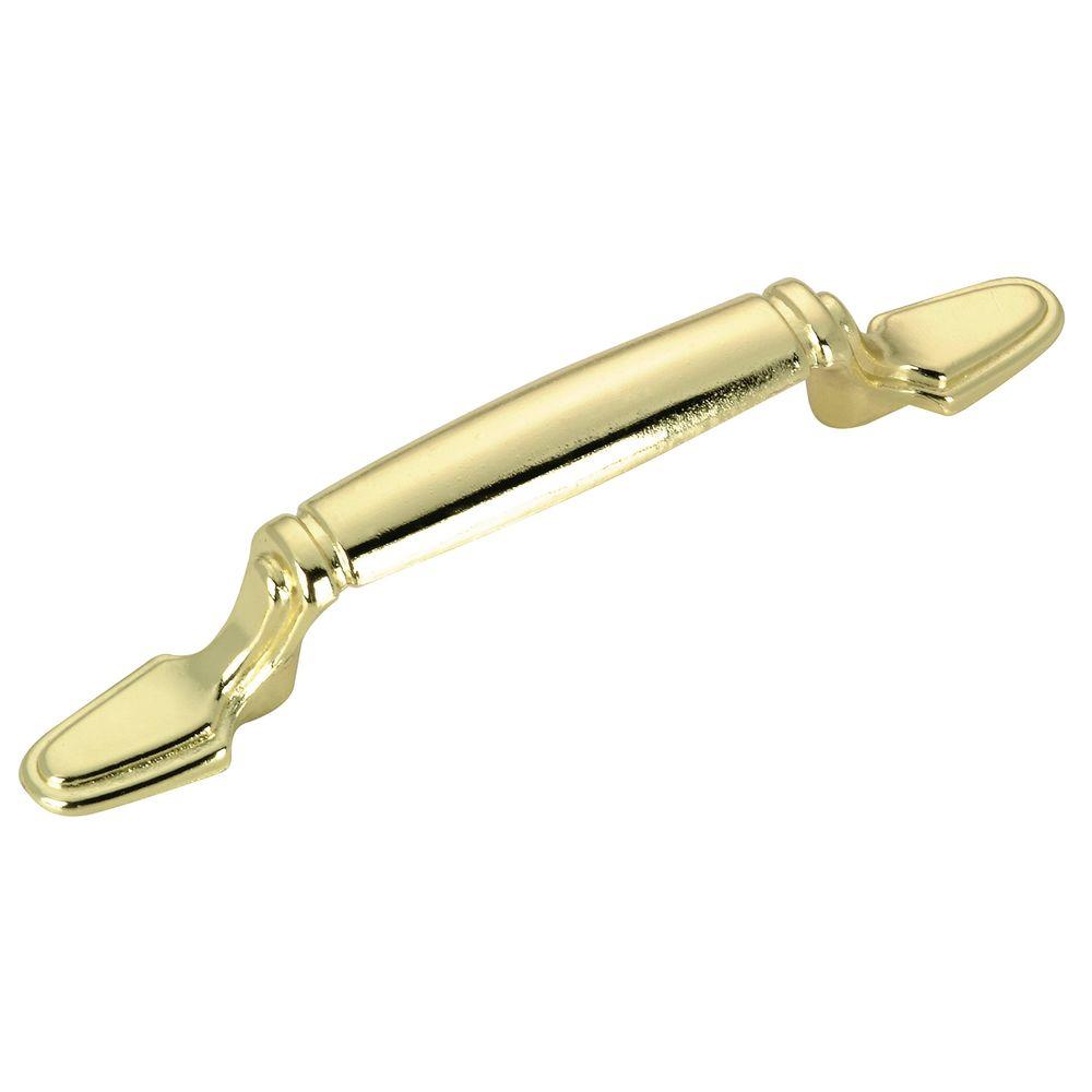 Richelieu Hardware 3 In 76 Mm Polished Brass Traditional Cabinet   Richelieu Hardware Drawer Pulls Bp30740130 64 1000 