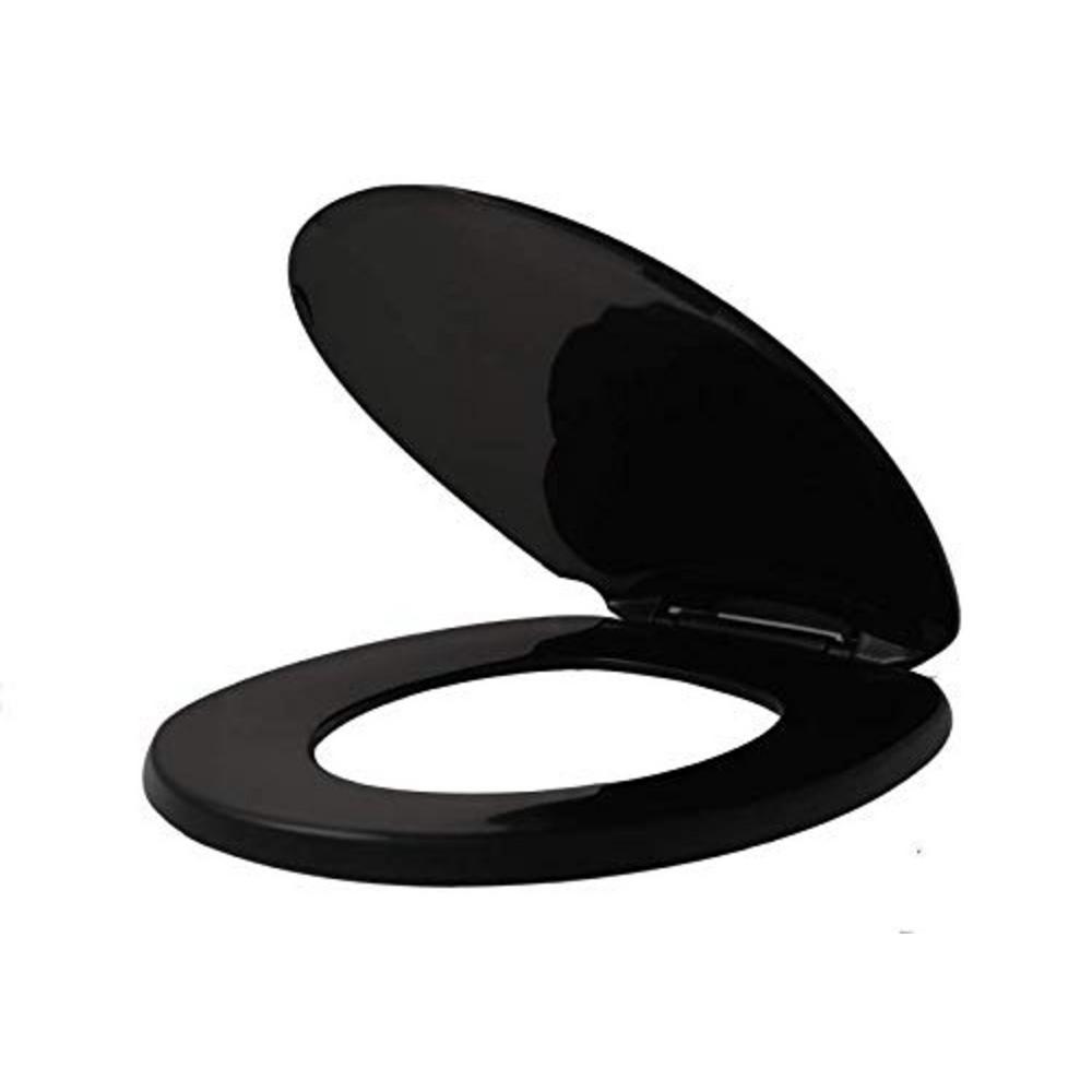 black round toilet seat