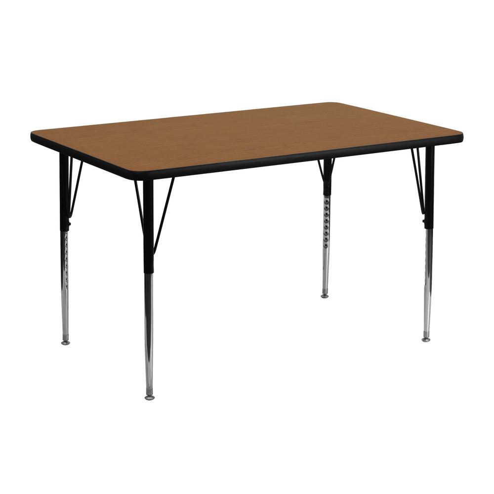 oak kids table