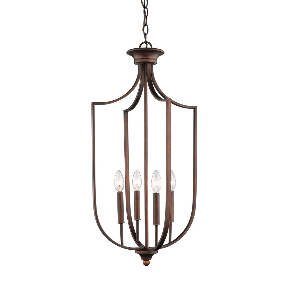 Millennium Lighting 16 In Wide 4 Light Rubbed Bronze Taper Candle Millennium Lighting 16 In Wide 4 Light