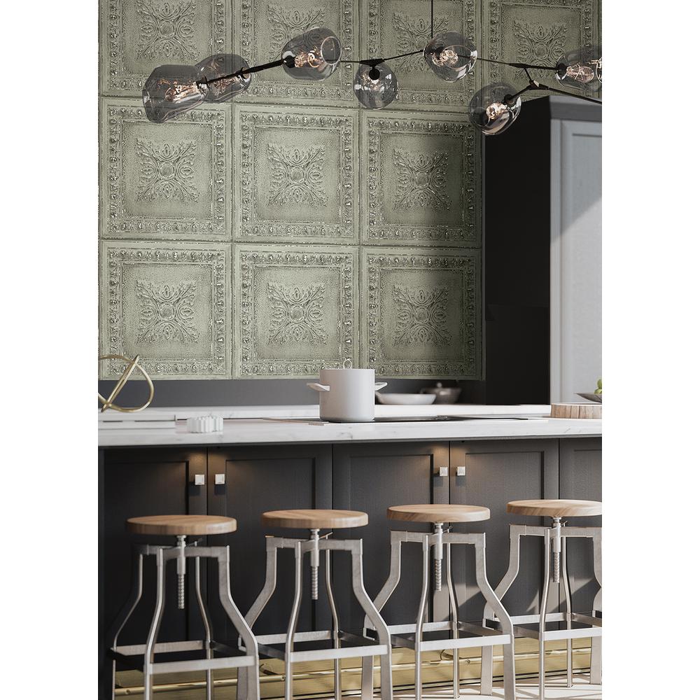 AStreet Ornamental Mint Tin Tile Wallpaper254024033 The Home Depot
