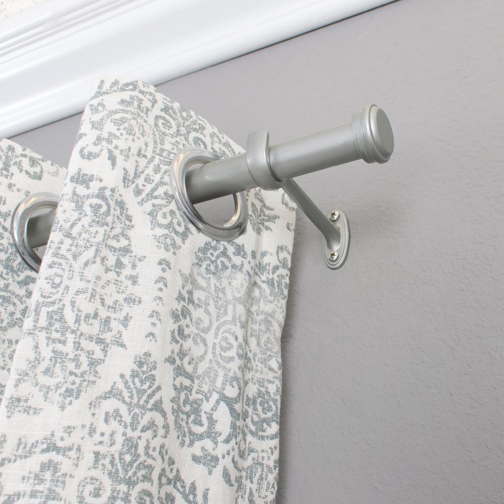 Decopolitan 72 In 144 In 7 8 In End Cap Single Rod Set In
