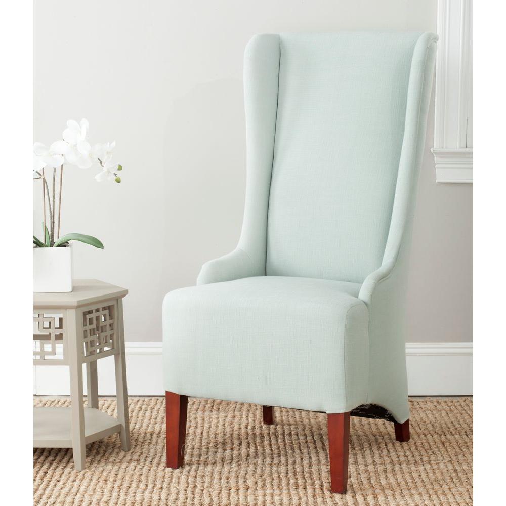 Safavieh Bacall Seafoam Green Cotton Blend Dining Chair Mcr4501j