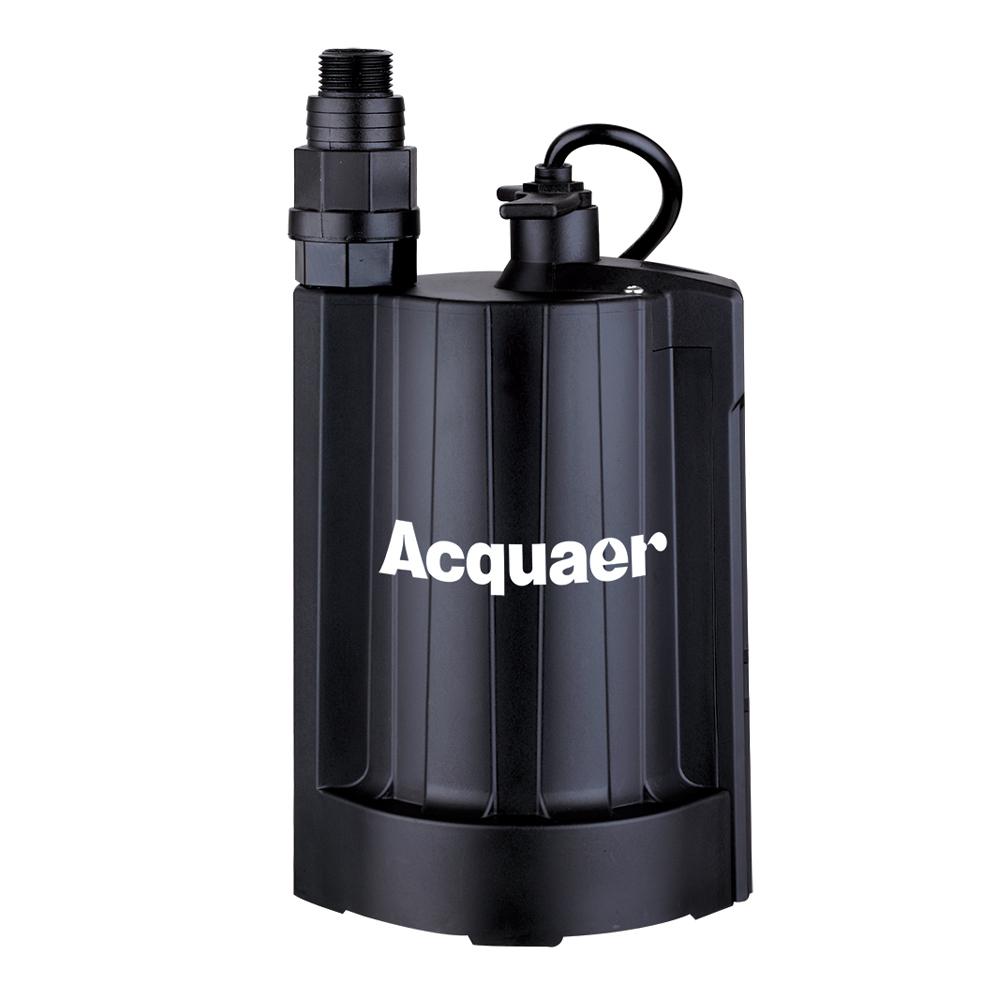 Acquaer 1/3 HP Auto Submersible Utility Pump-AUP033-5 - The Home Depot