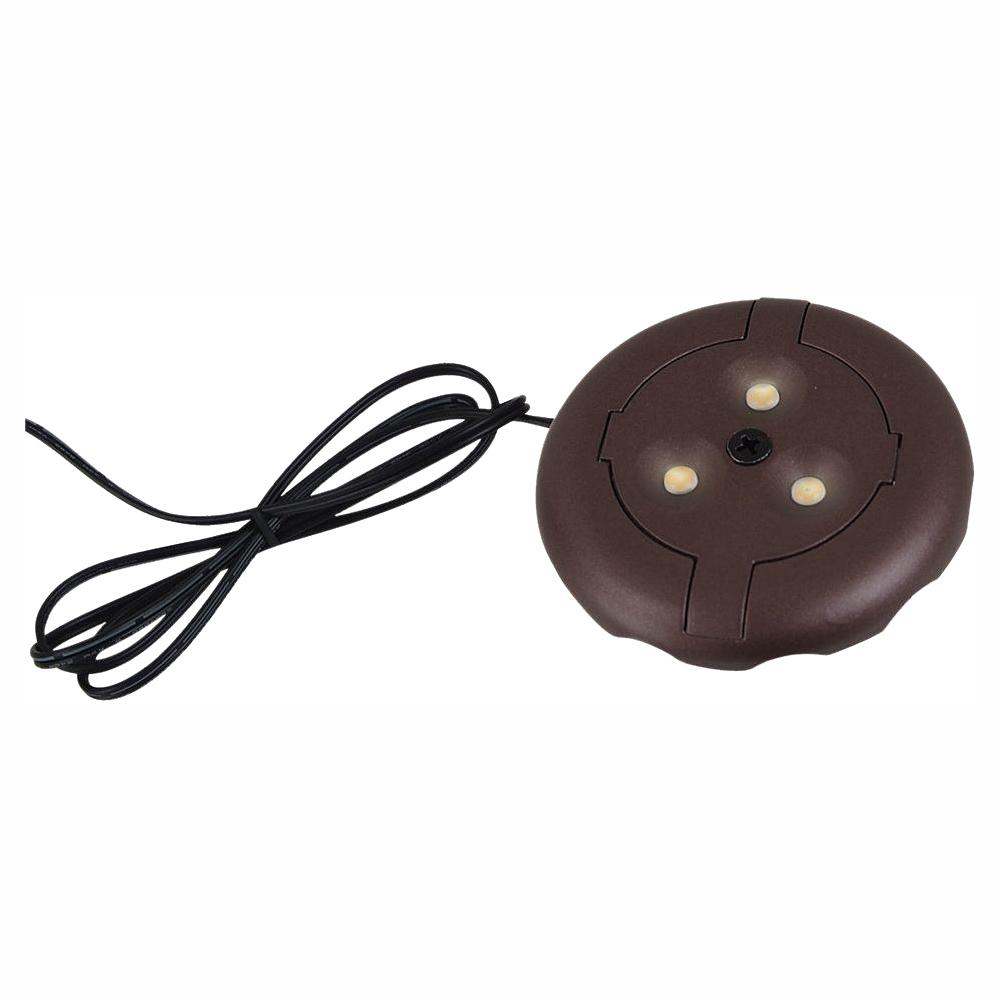 Sea Gull Lighting Ambiance 12-Volt Plated Bronze LED Disk Light (3000K)