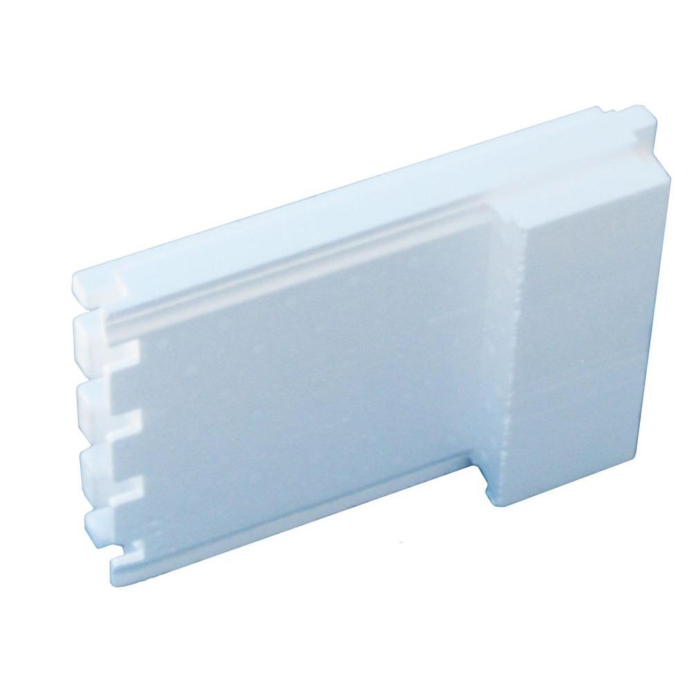 SmartBlock 8 in. ICF End Pieces 8 lbs. 14.5 in. W x 2.25 ft. L