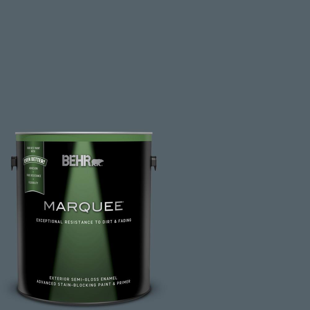 BEHR MARQUEE 1 gal. N4906 Calligraphy SemiGloss Enamel