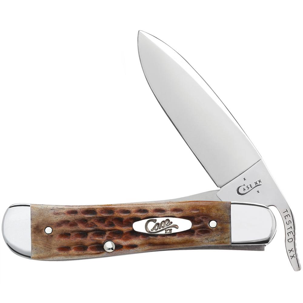 W.R. Case and Sons Cutlery Co. Pocket Worn Whiskey Bone CV Russlock