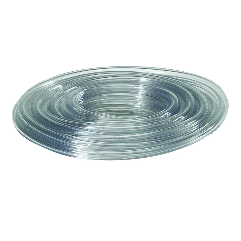 Everbilt 1-5/8 in. O.D. x 1-1/4 in. I.D. x 24 in. Clear PVC Vinyl Tube