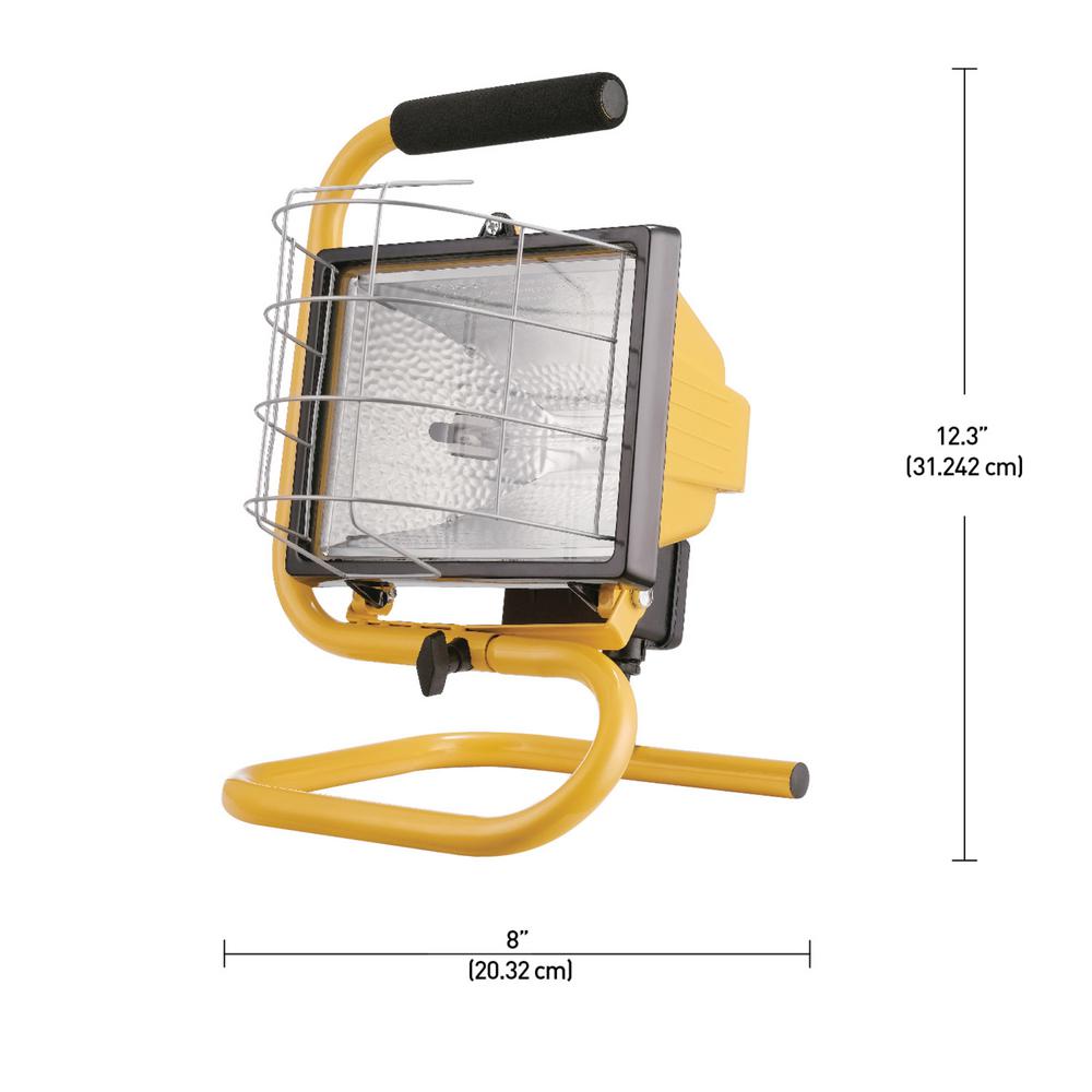 yellow work light