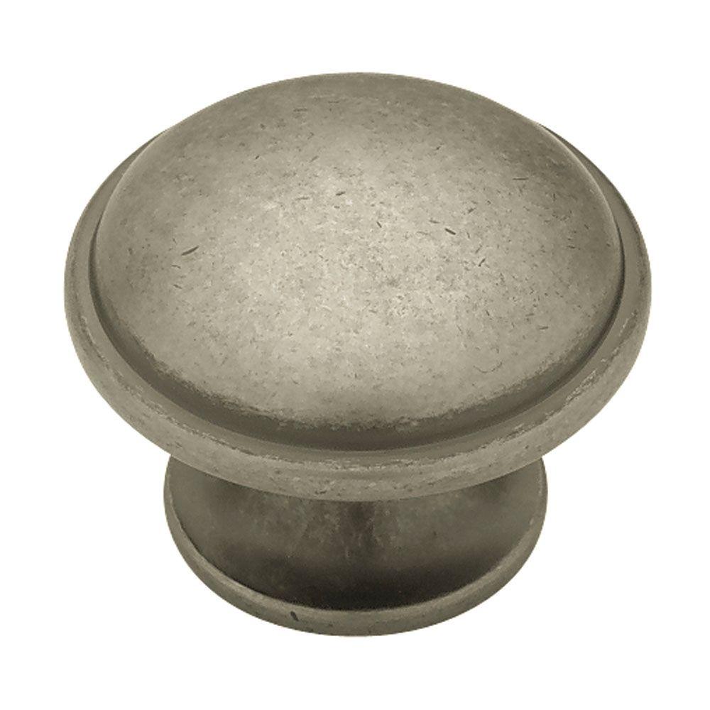 Liberty Rustic 1 1 2 In 38mm Antique Iron Round Cabinet Knob