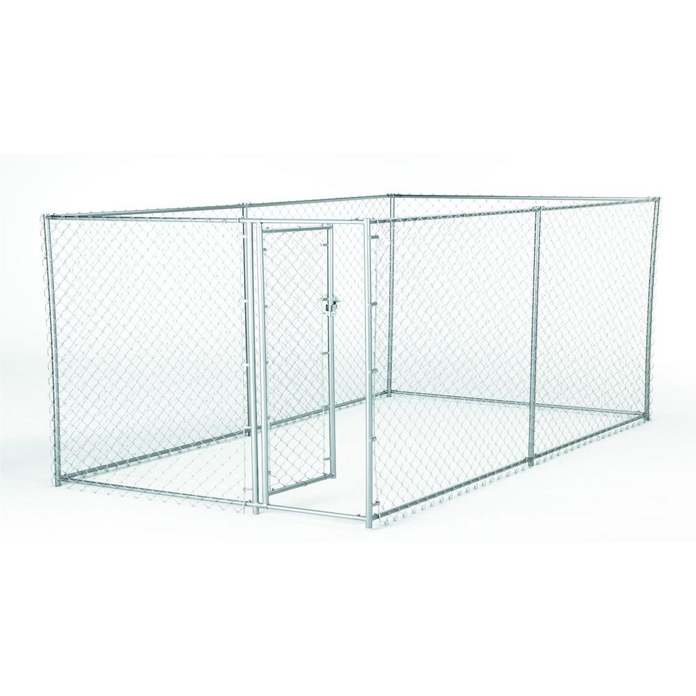 akc chain link outdoor kennel