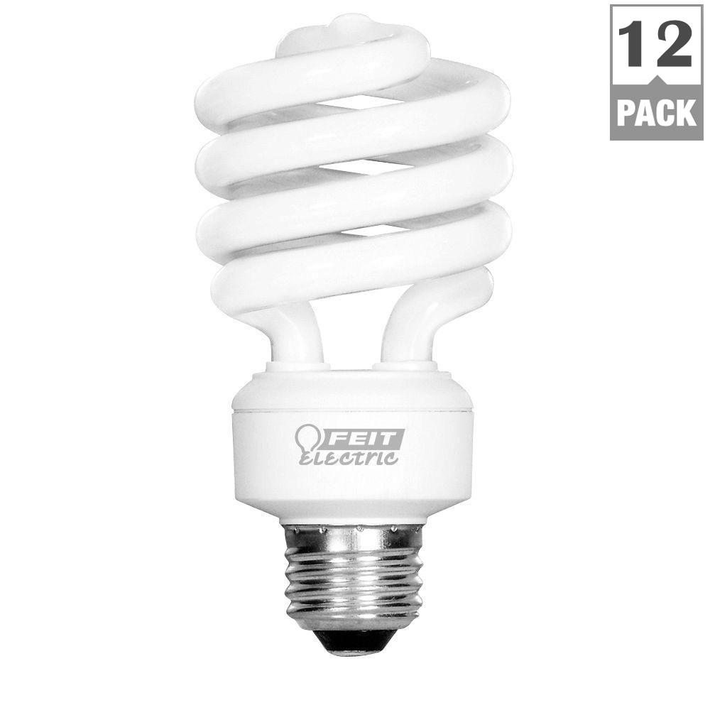 Feit Electric 100W Equivalent Soft White (2700K) Spiral CFL Light Bulb ...