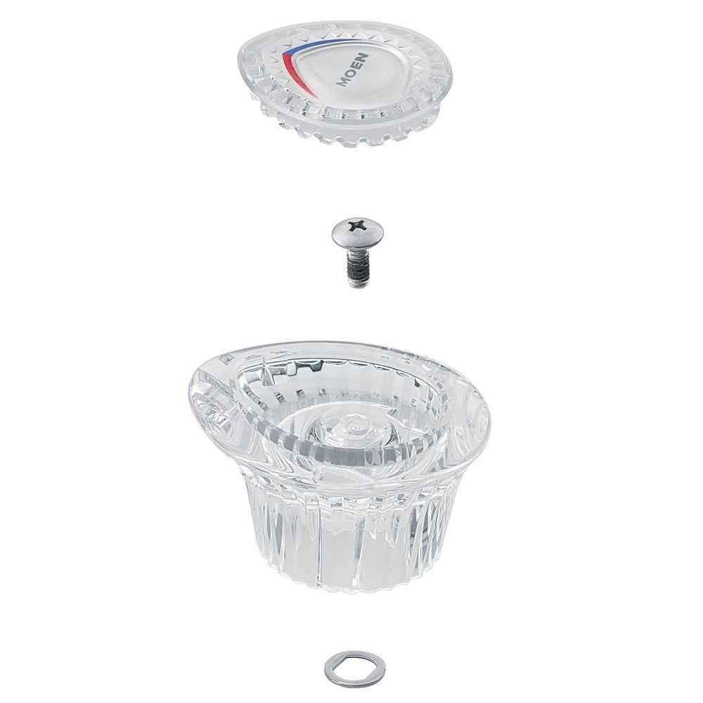 Chateau Single Knob Tub And Shower Replacement Kit With White And