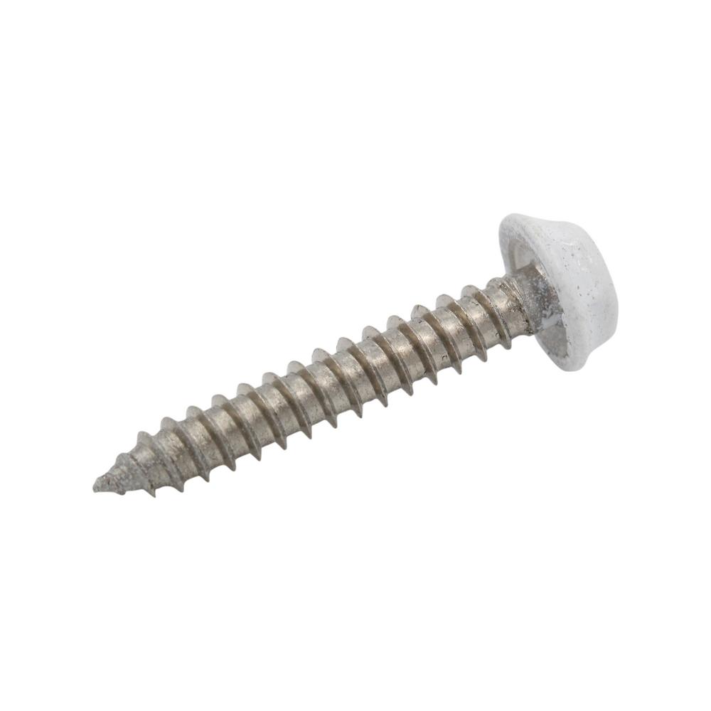 Viti Per Lamiera In Acciaio Inox 18-8, Testa Tonda, Attacco Quadrato, #10 X 1-1/4 (25 Pezzi)