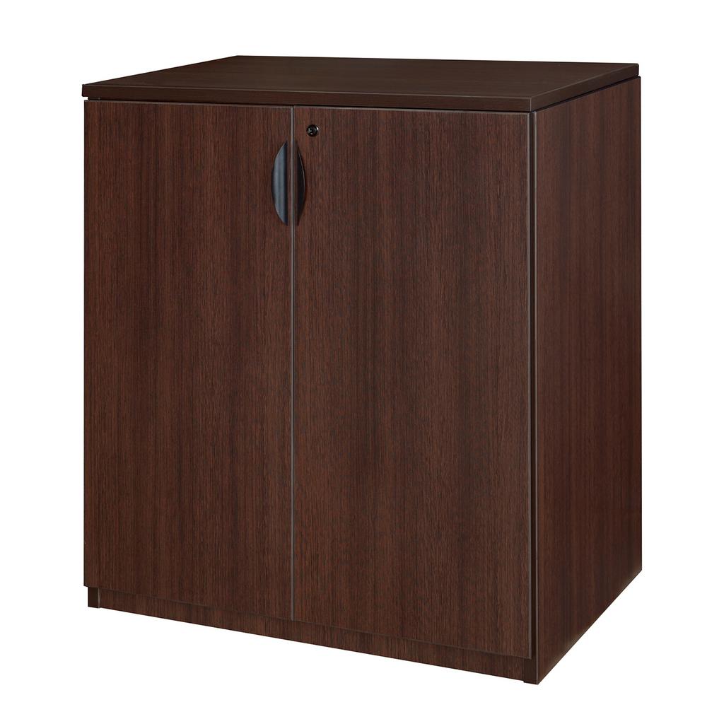 Lockable Wood Accent Cabinet Office Storage Cabinets Home Legacy Java Stand Up Storage Cabinet