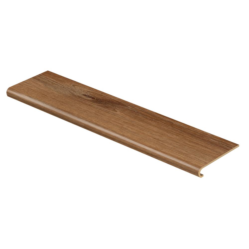 Zamma Burnt Oak/Auburn Wood 1 in. Thick x 2-1/2 in. Wide x 94 in ...