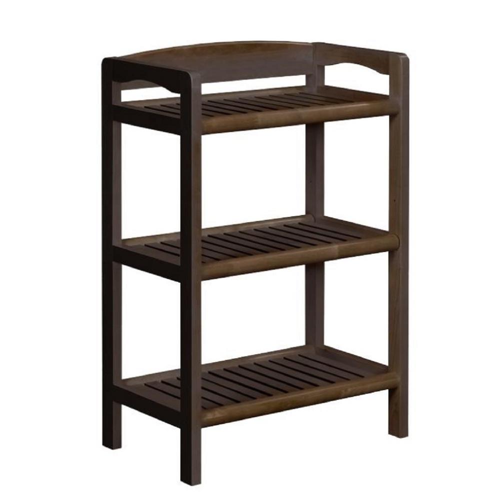 Solid Wood New Ridge Home Goods The Depot Abingdon Espresso Adjustable Bookcase New Ridge Home Goods