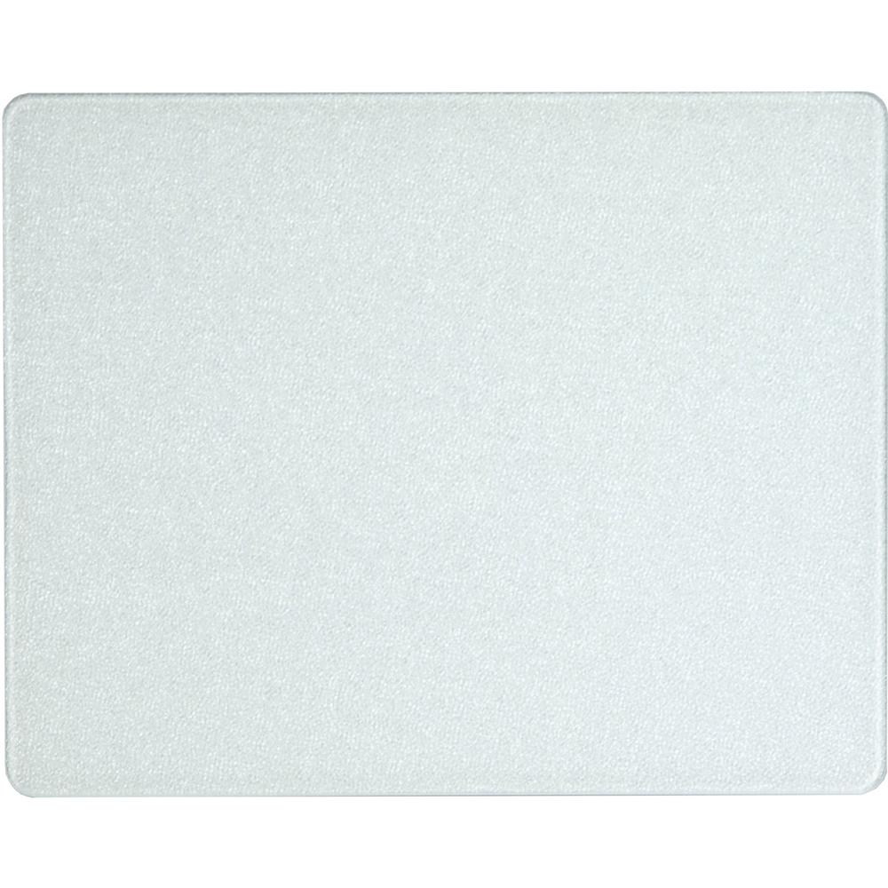 Vance 15 in. x 12 in. White Surface Saver Tempered Glass Cutting Board
