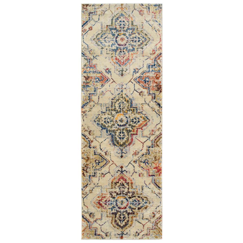 Kaleen Tiziano Linen 3 ft. x 8 ft. Runner RugTZA08422776 The Home