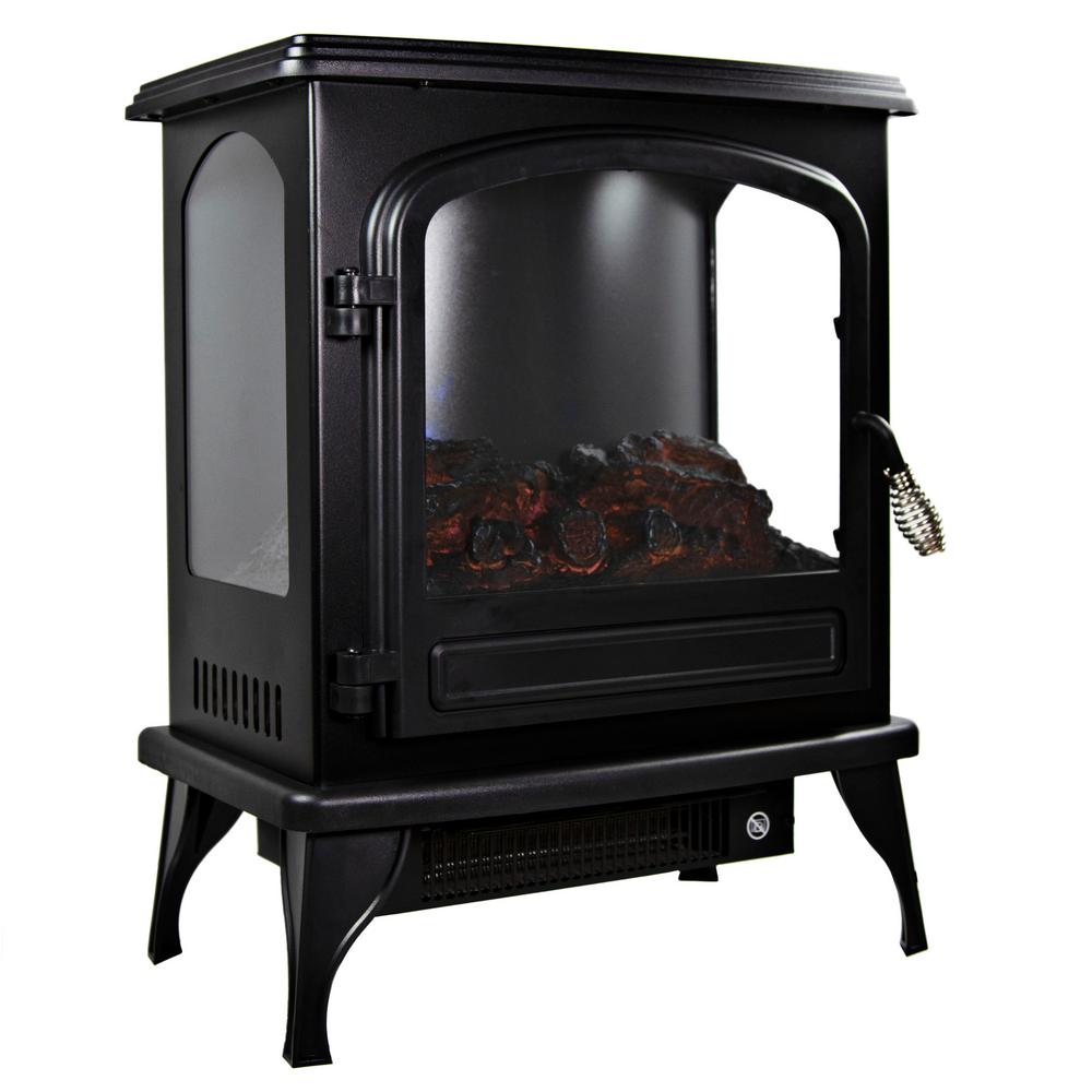 Comfort Zone 5120 Btu Electric Fireplace Heater Furnace With Led