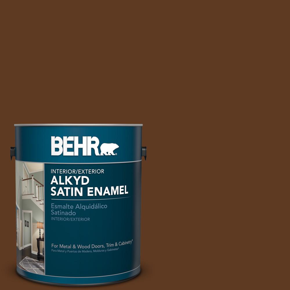 Behr Browns Tans Paint Colors The Home Depot Sc 129 Chocolate Satin Enamel Alkyd Interior Exterior Paint