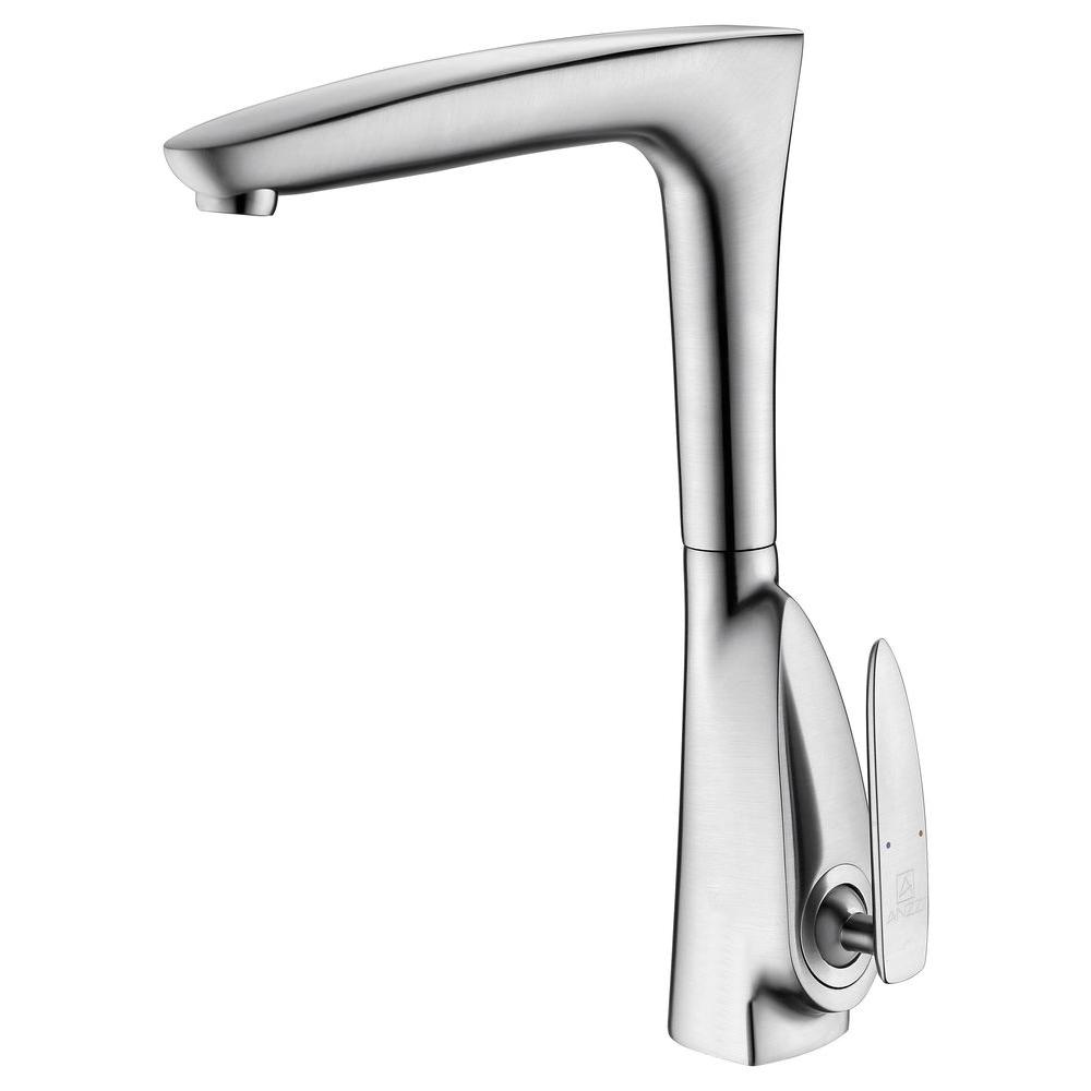 ANZZI Timbre Series Single-Handle Standard Kitchen Faucet in Brushed Nickel