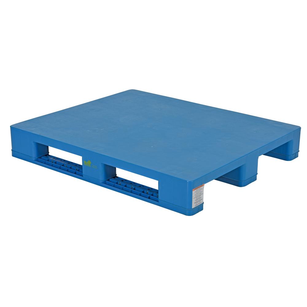 Vestil 47 in. x 40 in. x 7 in. Hygenic Rackable and Solid Top Plastic