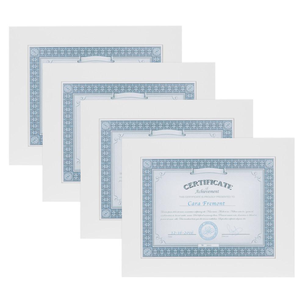 Designovation Museum 8 5 In X 11 White Picture Frame Set