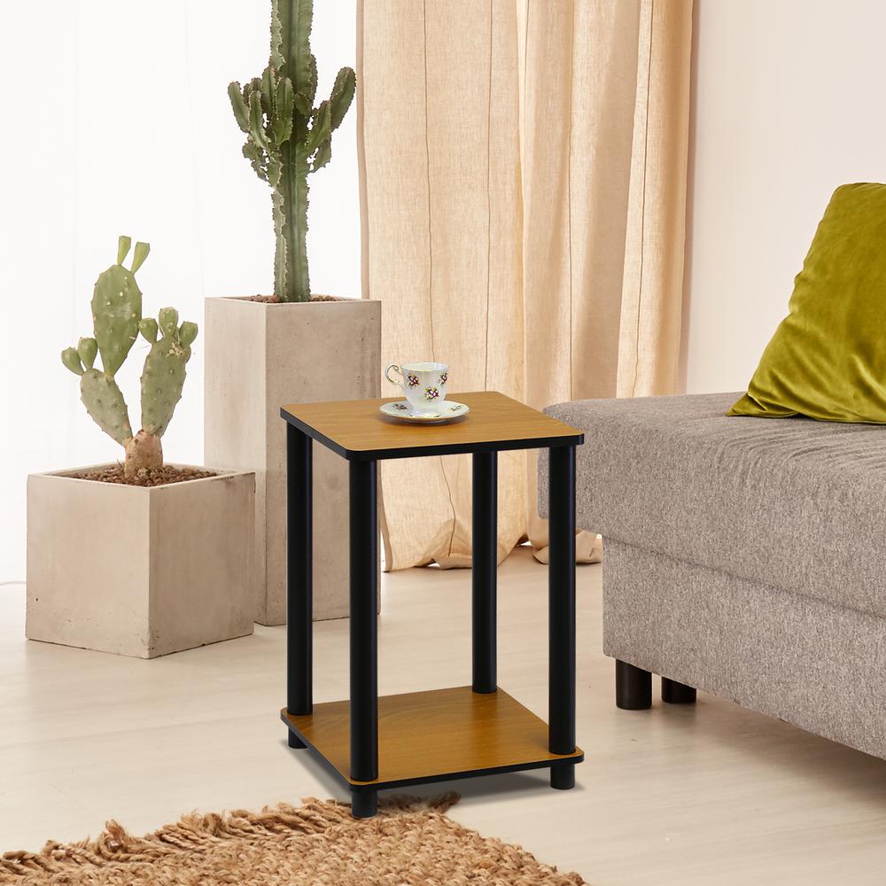 Furinno Turn N Light Cherry Simple End Table 2 Set Light Cherry Simple End Table