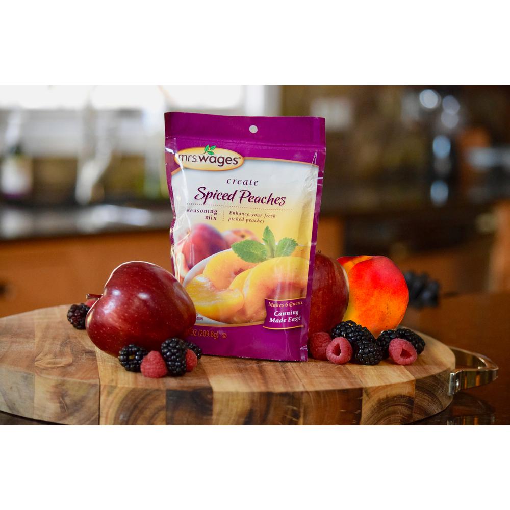 Mrs. Wages Spiced Peach Fruit Canning Mix (12-Pack) by Mrs. Wages