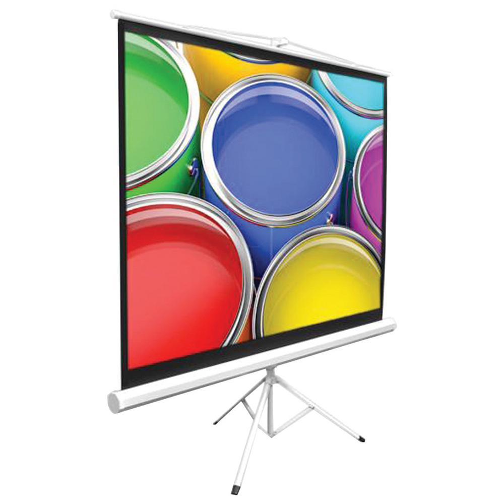 Pyle 40 In Floor Standing Portable Tripod Projector Screen Prjtp42 Floor Standing Portable Tripod Projector Screen