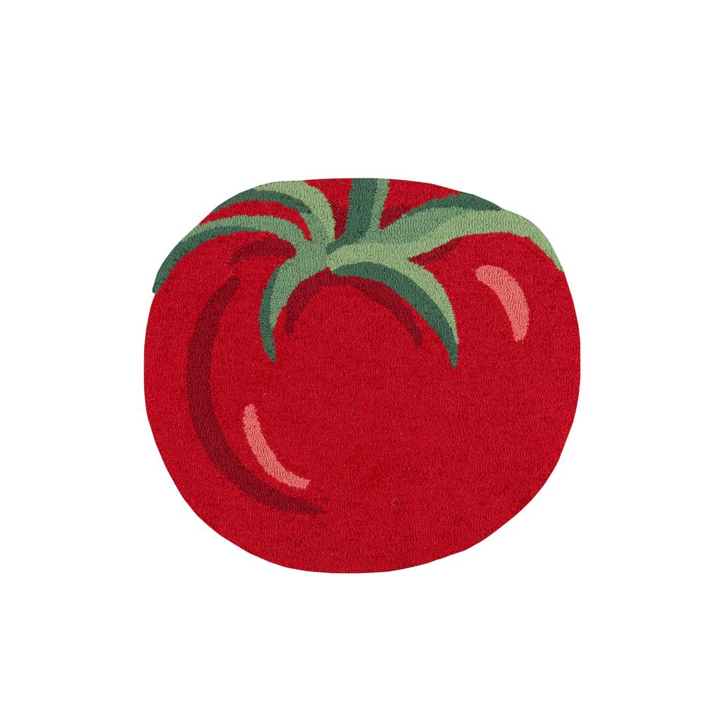 Novogratz By Momeni Cucina Tomato Red 2 Ft 6 In X 2 Ft 9 In