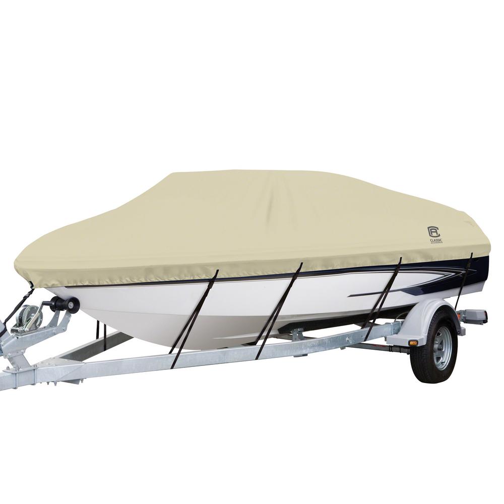 Classic Accessories DryGuard Waterproof 16 ft. to 18.5 ft. Boat Cover2008510240100 The