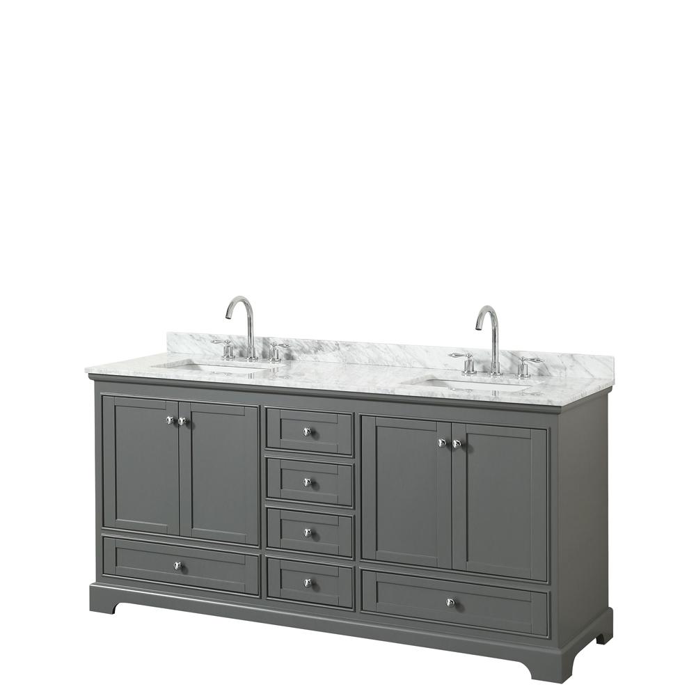 Wyndham Collection Vanities With Tops Bathroom The Deborah 72 In