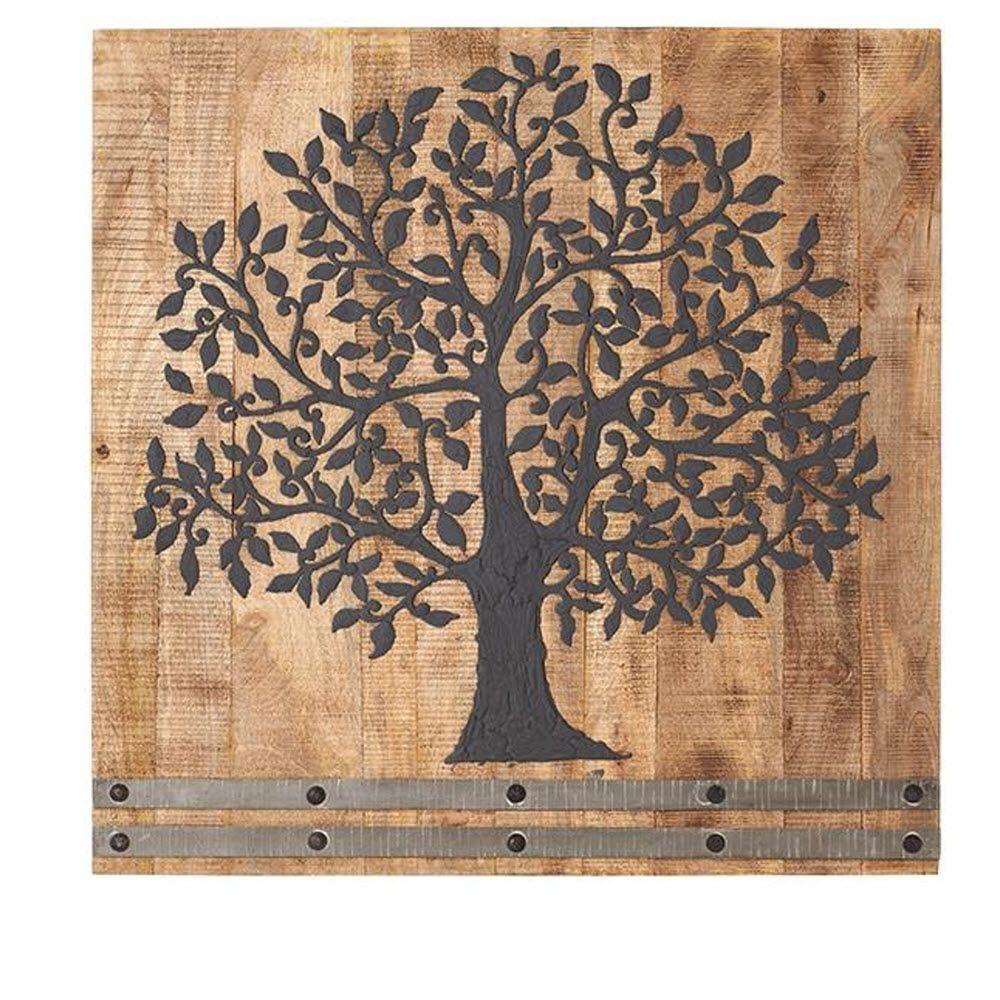 Unbranded 36 in. H x 36 in. W Arbor Tree of Life Wall Art-1470300210