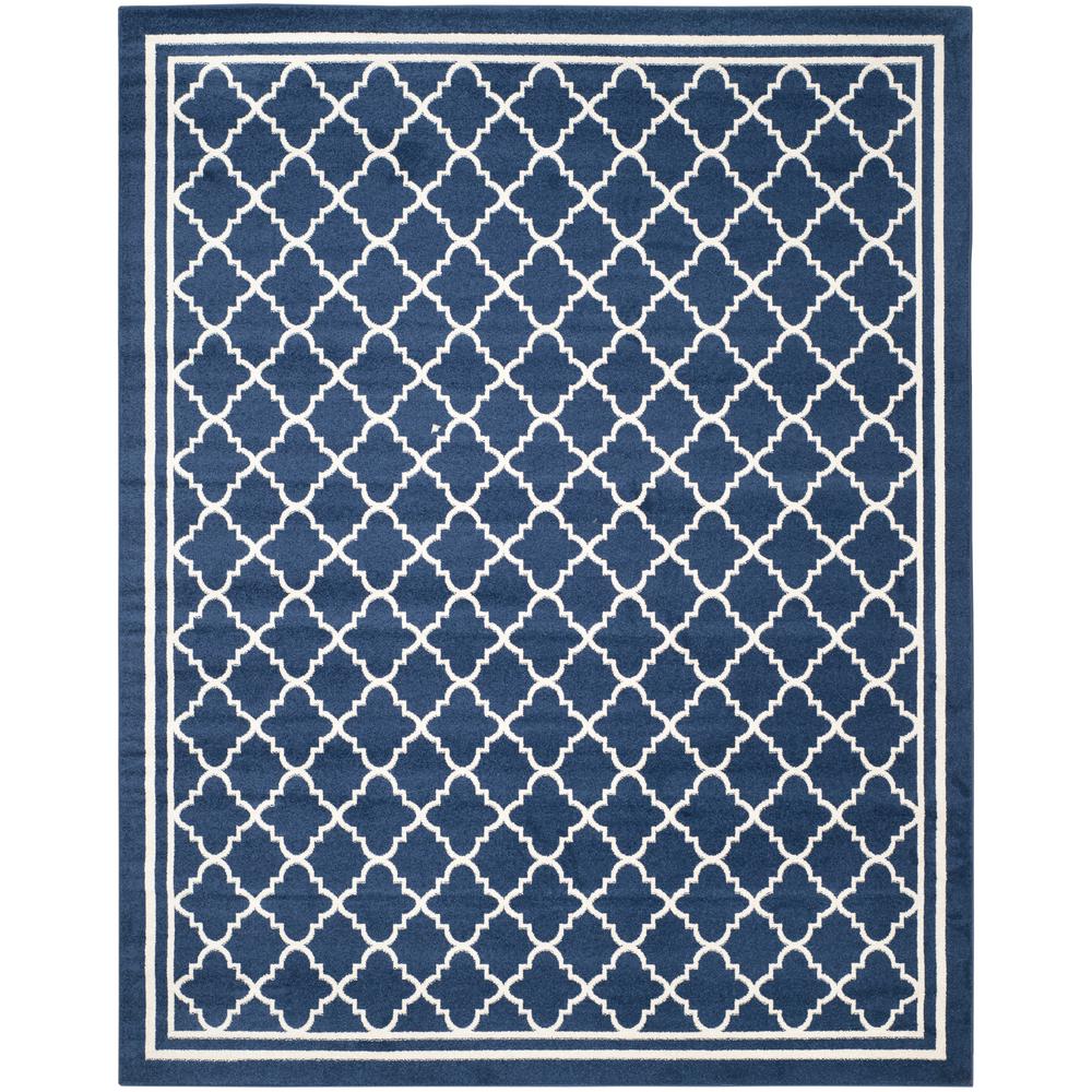 Safavieh Amherst Navy/Beige 8 ft. x 10 ft. Indoor/Outdoor Area Rug