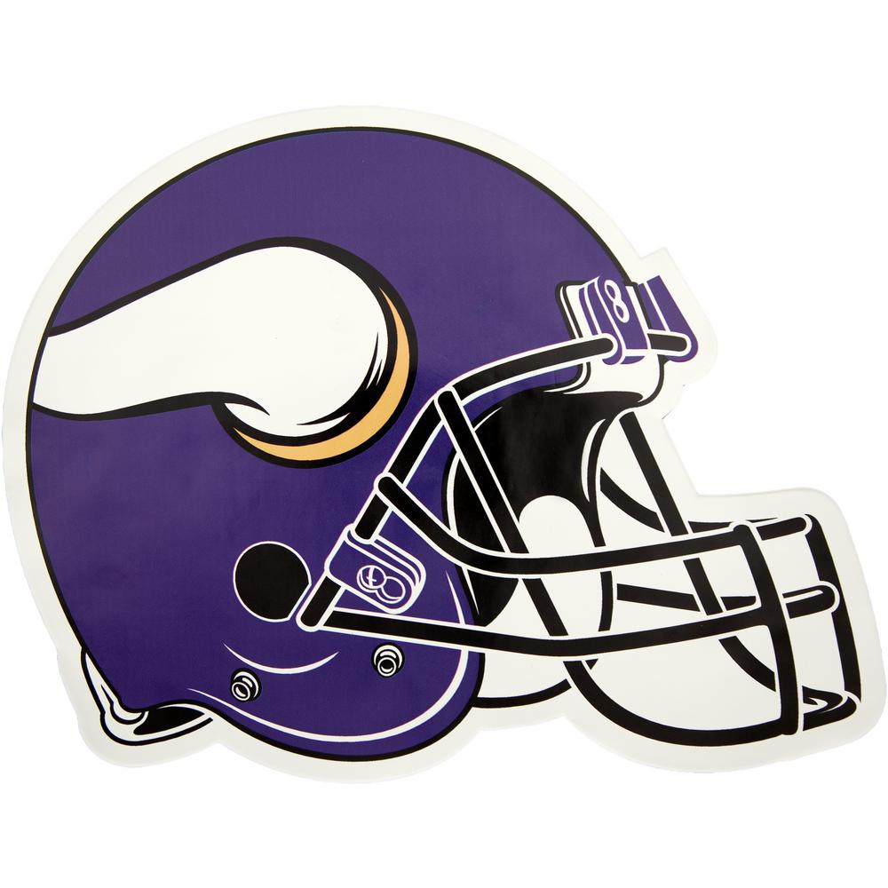 Applied Icon Nfl Minnesota Vikings Outdoor Helmet Graphic Large