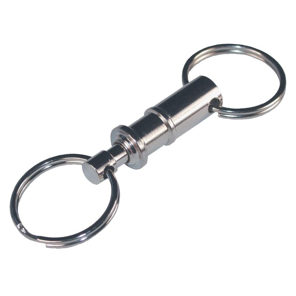 HY-KO Split Ring Heavy-Duty Trigger-Snap Key Ring KC179 - The Home