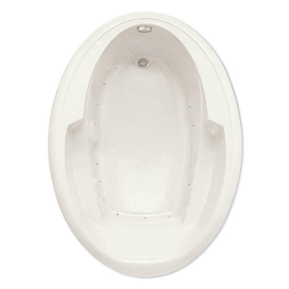 Aquatic Ariel I 60 in. Acrylic Reversible Drain Oval DropIn Air Bath