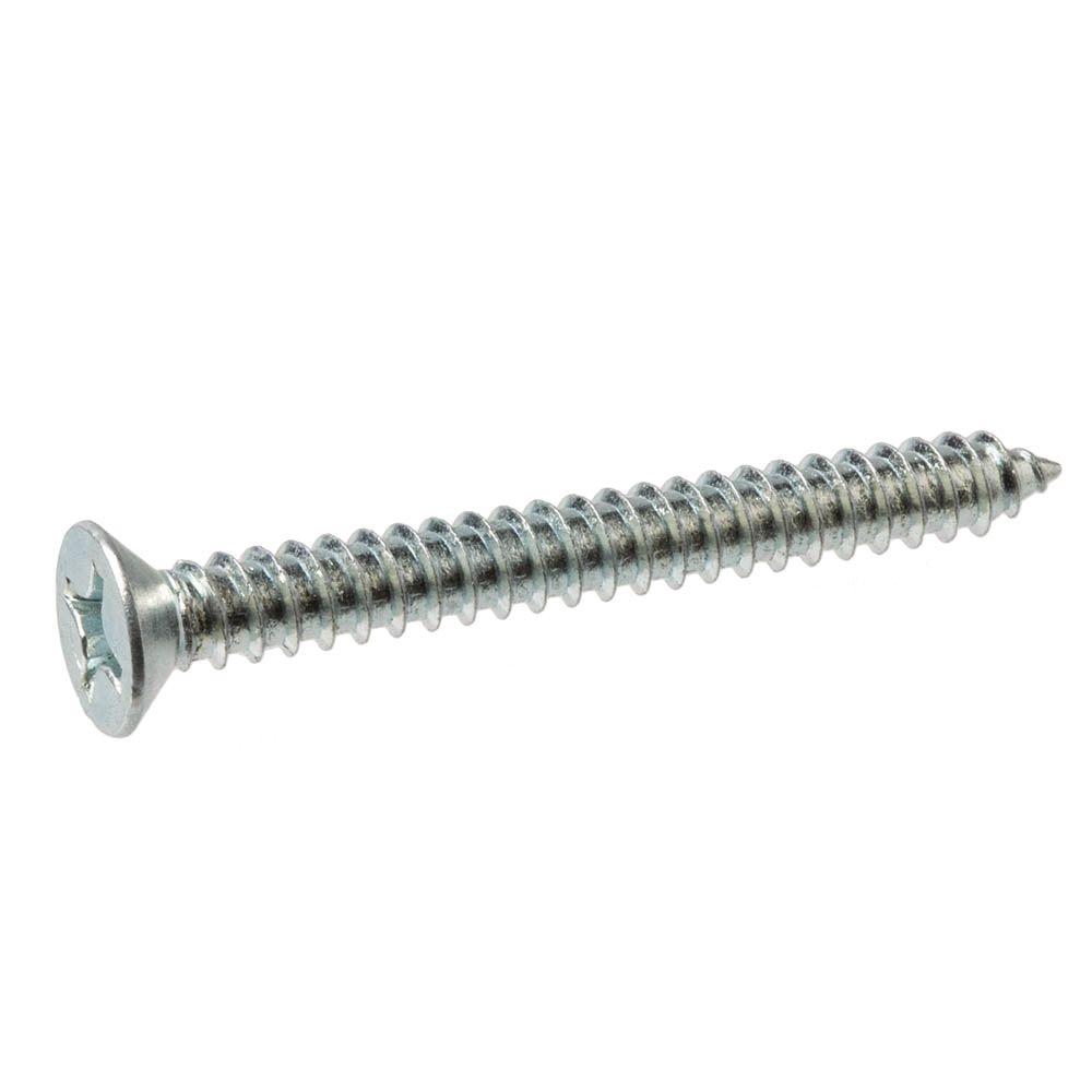 50 Sheet Metal Screws 10 x 1//2 #10x1//2 Stainless Phillips Pan Head Tapping
